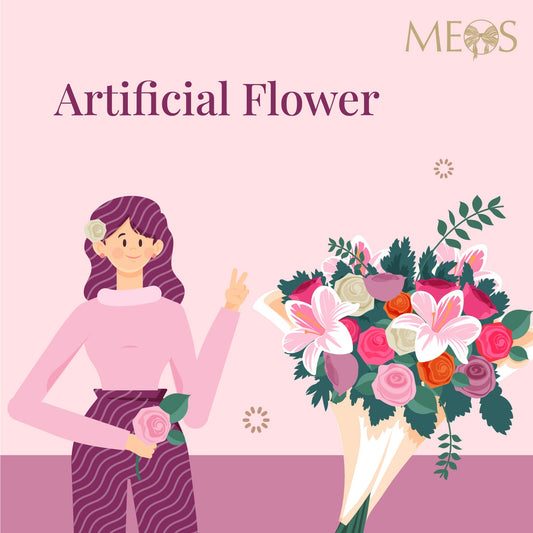 Artificial Flowers in Vases