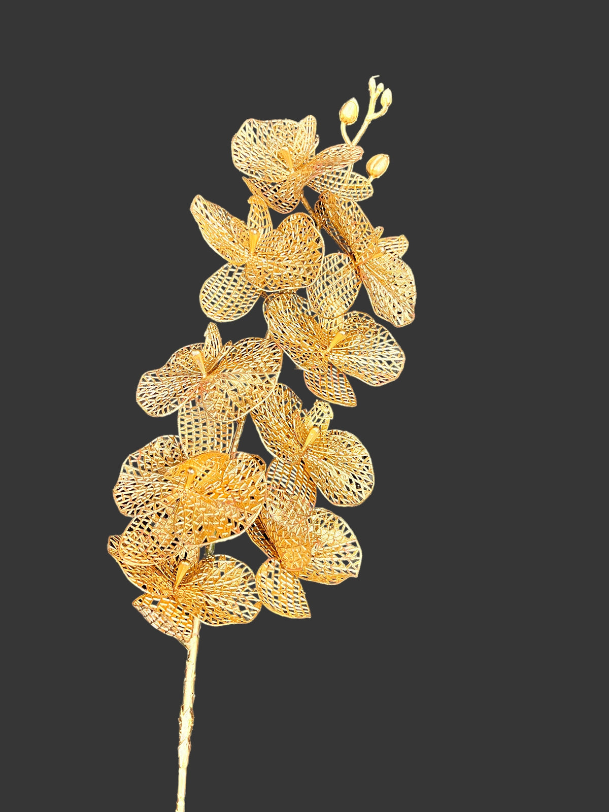 golden-metallic-artificial-flower-bunch