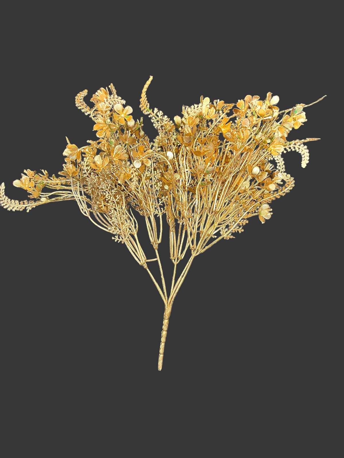 golden-metallic-artificial-flower-bunch