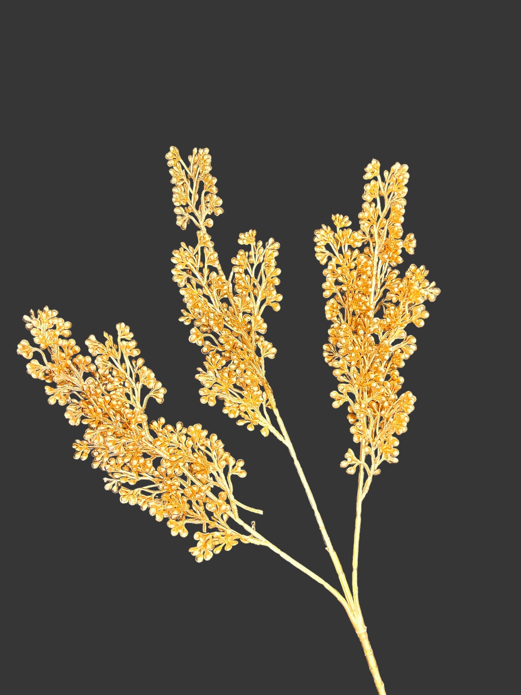 golden-metallic-artificial-flower-bunch