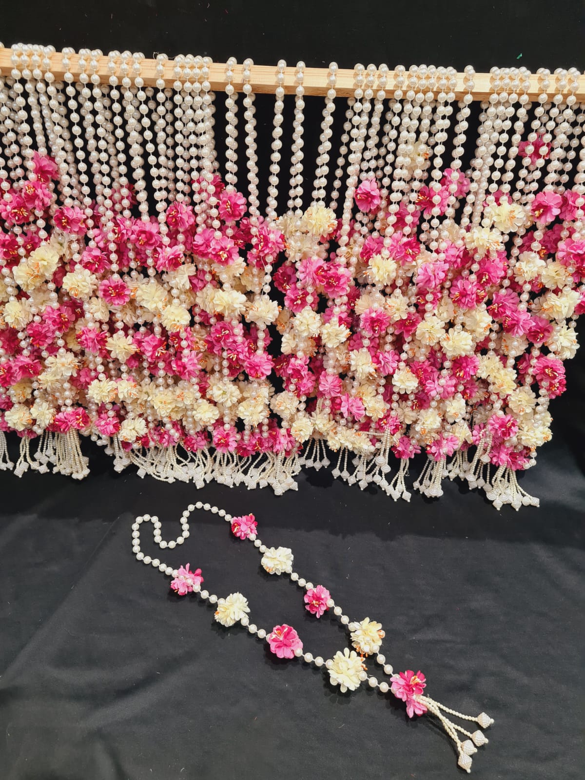 Floral Pearl Mala | set of 10pcs