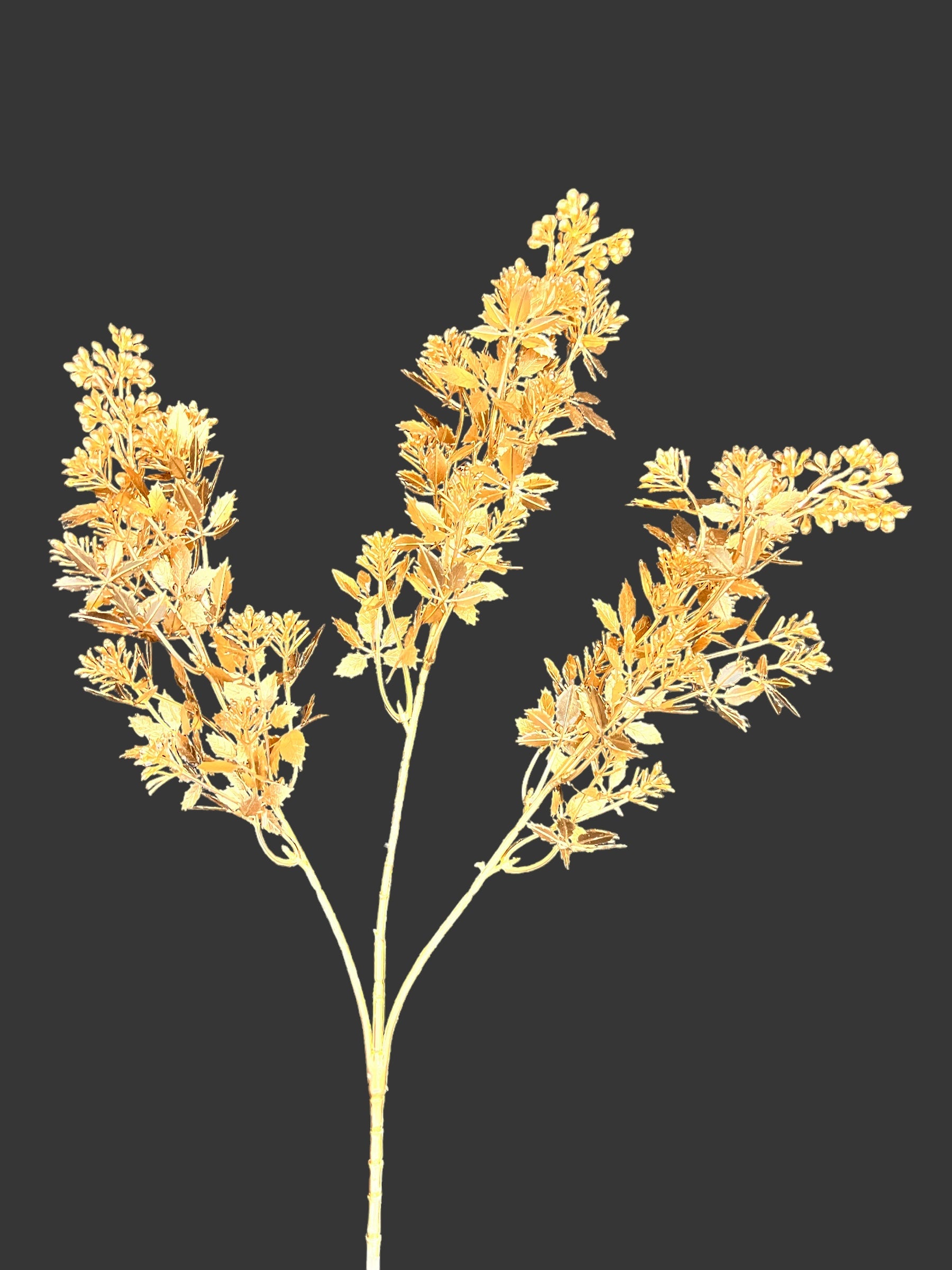 golden-metallic-artificial-flower-bunch