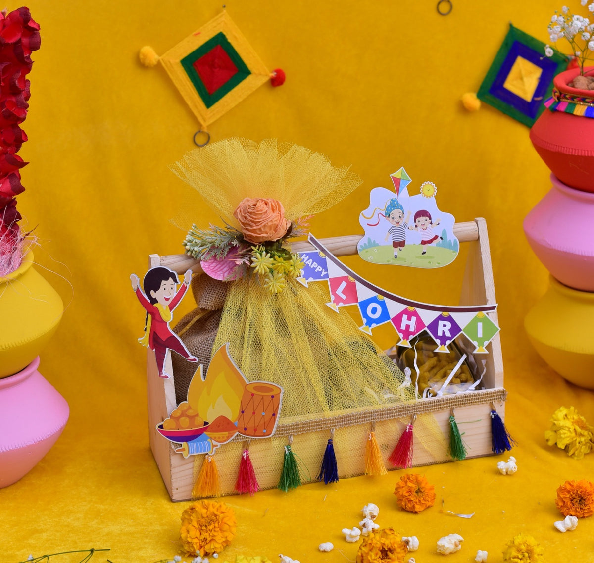 Lohri basket Concept without Eatable