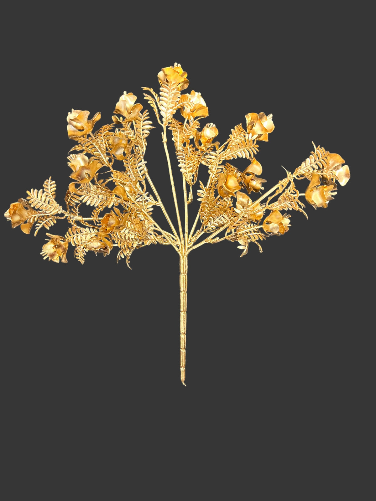 golden-metallic-artificial-flower-bunch