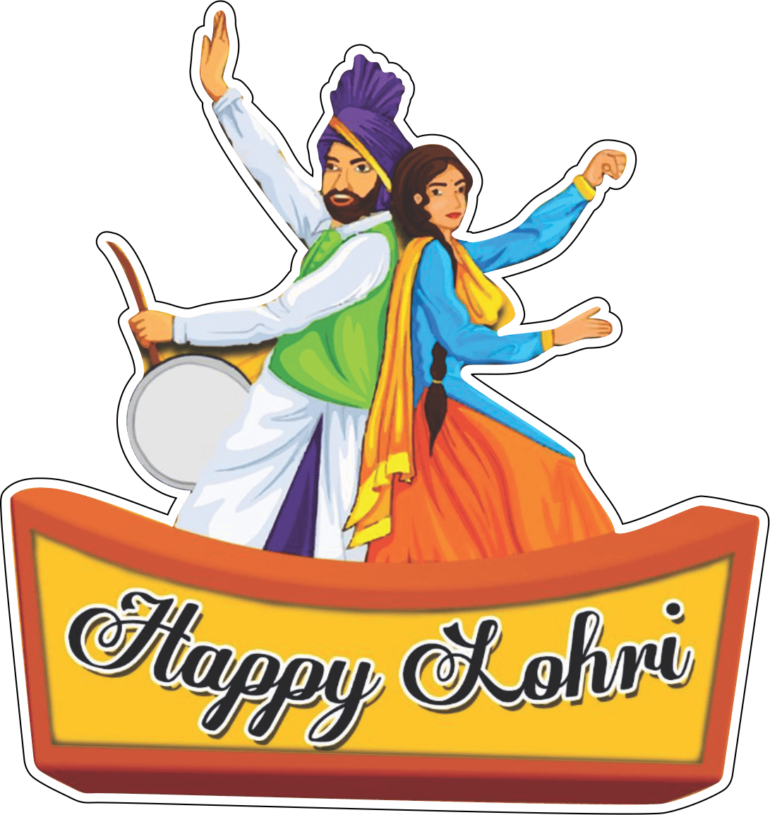 Couple Happy Lohri | Set of 10pcs