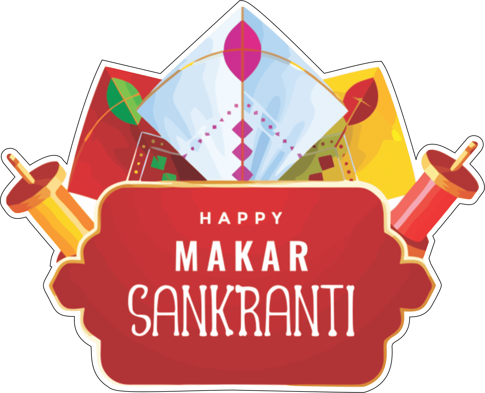 Makar Sankaranti Motives | Set of 10pcs