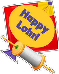 Kite Happy Lohri Motives | Set of 10pcs