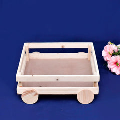 Pinewood Tray on wheels