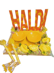 Haldi platter